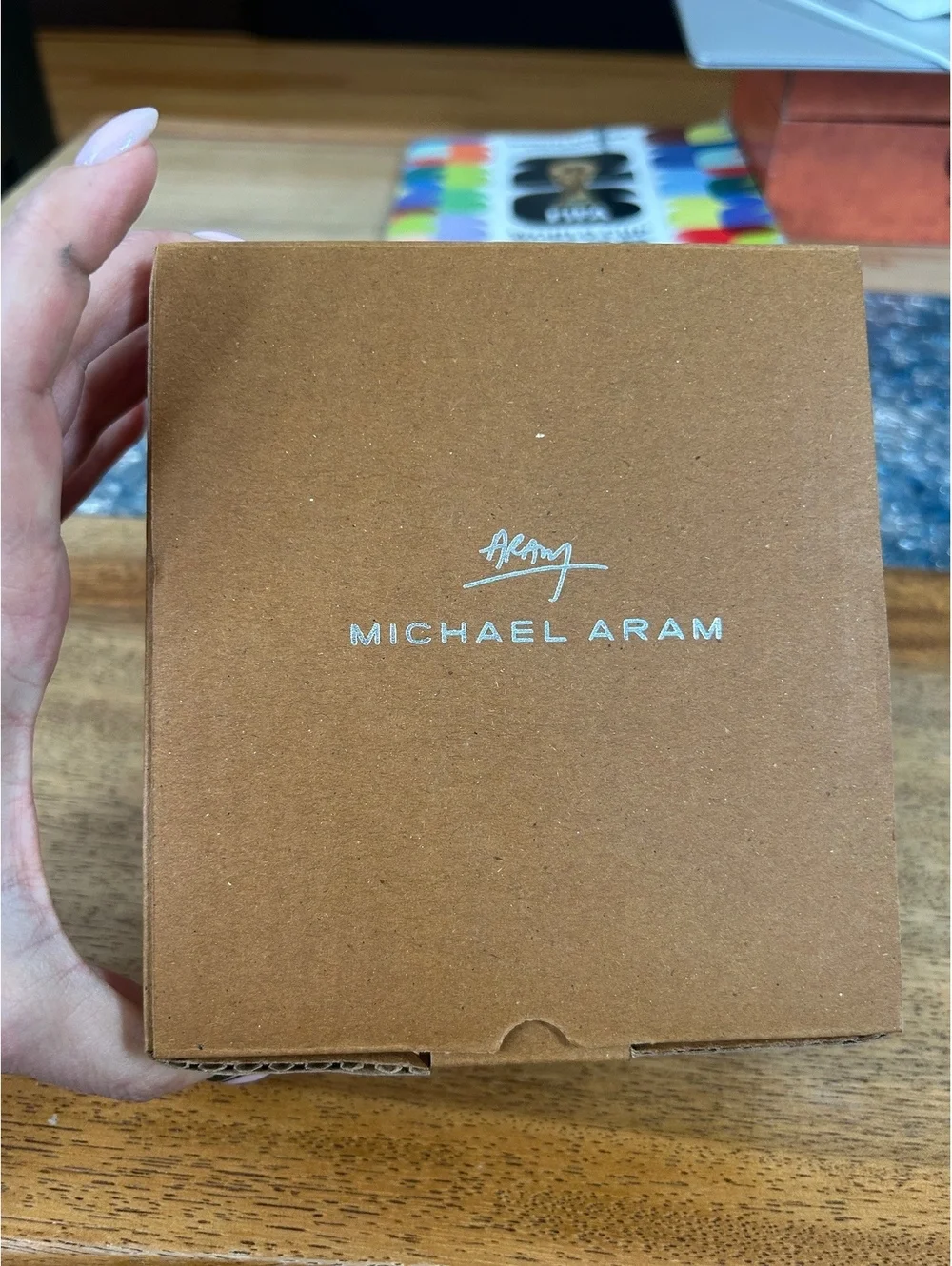 Michael Aram Gold Feather Napkin Holder